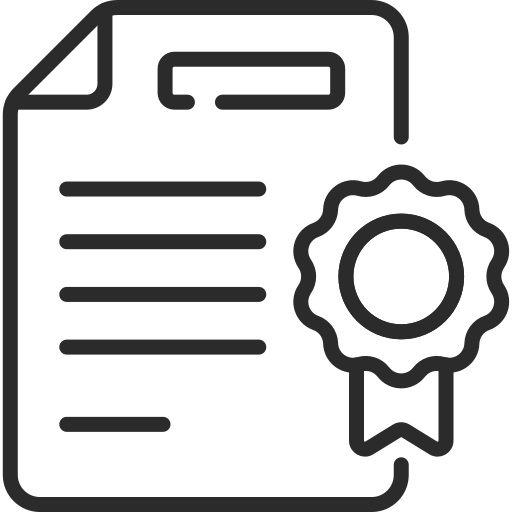 International certification and compliance icon